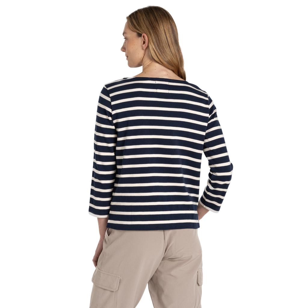 CRAGHOPPERS Womens/Ladies Painne Stripe Long-Sleeved Top