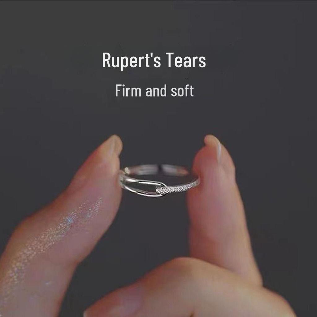 Inel Stea cu Cinci Colțuri pentru Femei - Lux Lejer, Design Coreean High-End, Bandă Argintie pentru Degetul Arătător, Perfect pentru Studente.