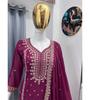Ensemble Salwar Kameez Bollywood pour Femme - Salwar Suit en Fausse Georgette pour Fête - Designer Indien