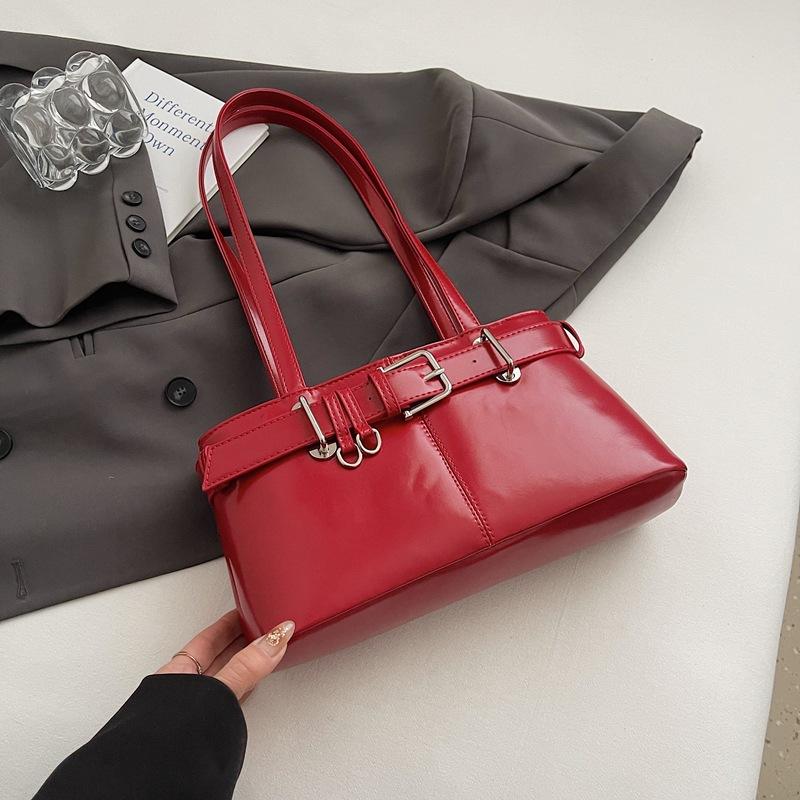 Retro Portable Commuter Bag Women's Spring Summer 2025 New Trendy Fashion Korean Underarm Bag Versatile Large Capacity Bag