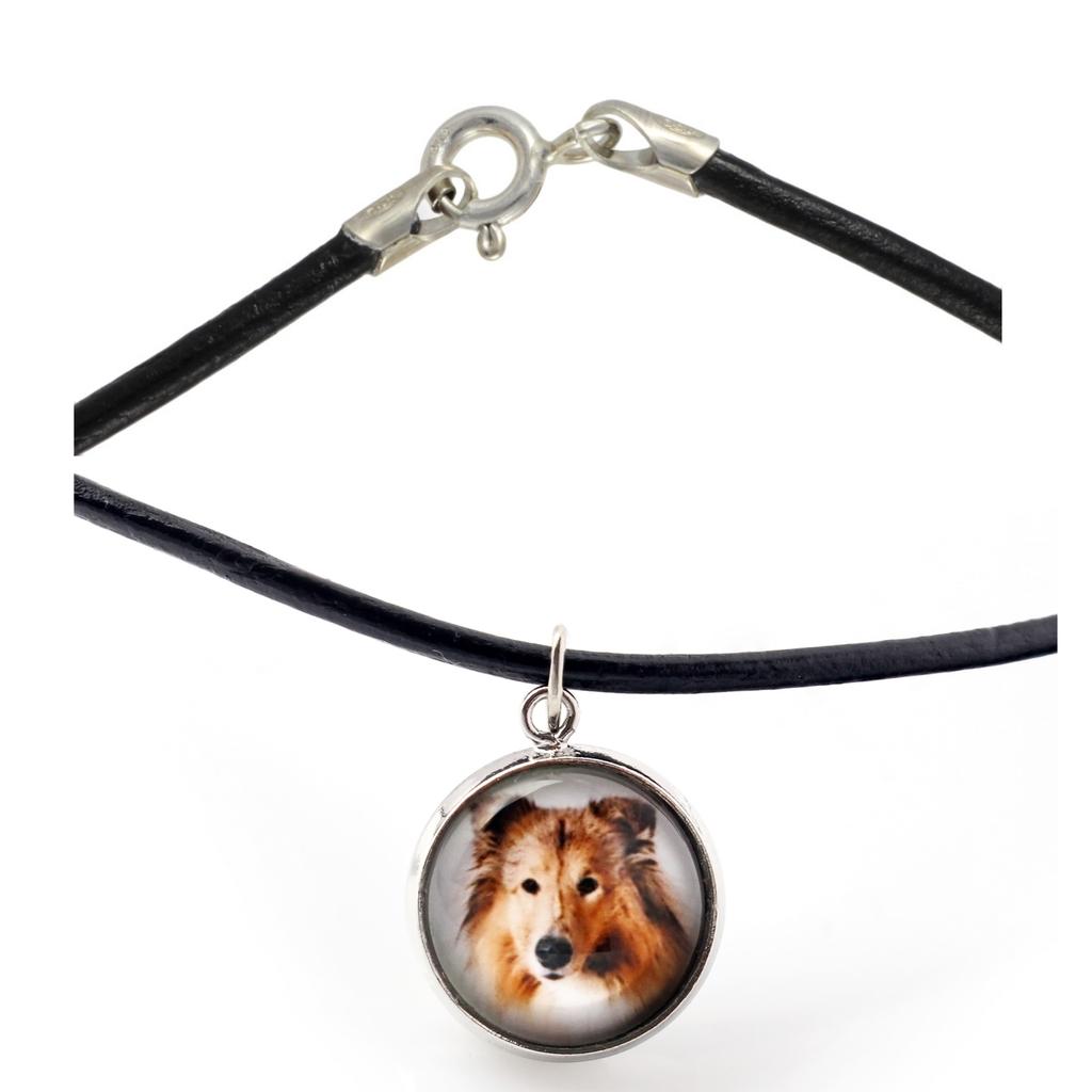 Collie Rough, Long-Haired Collie – Necklace in a box, elegant decoration | Art-Dog