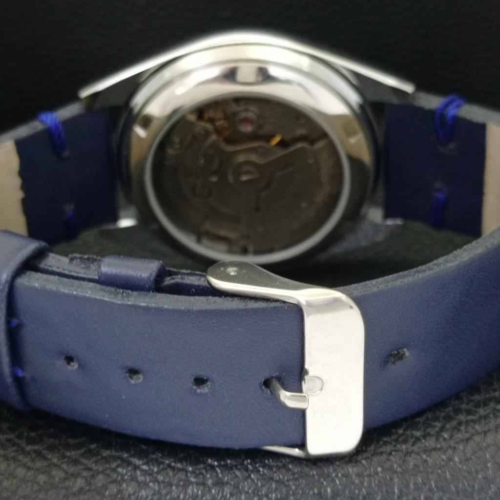 AUTOMATIC 6309A VINTAGE REFURBISHED SEIKO 5 JAPAN MENS BLUE DIAL WATCH a701734-5 R206c-a701734