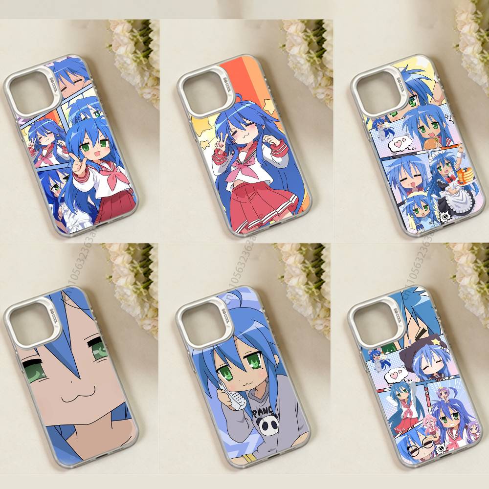 Konata Izumi L-Lucky S-Star Handyhülle für iPhone 17 11 12 Pro Max Plus Mini Air SE 16e 14 15 16 13 Soft Shell