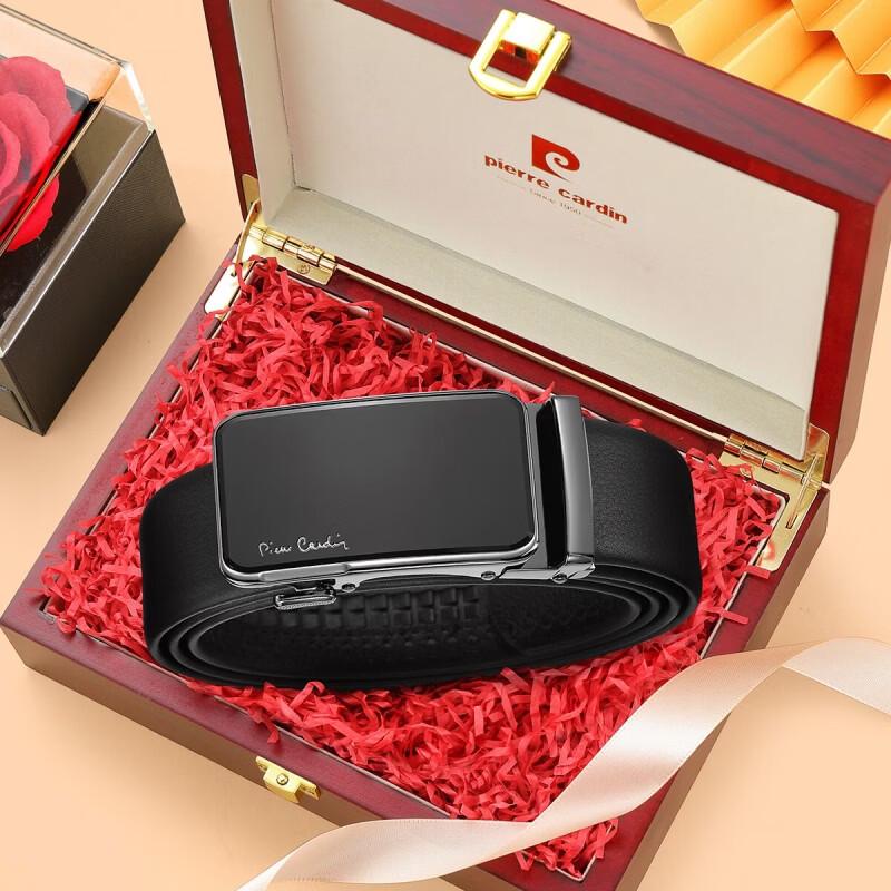Pierre Cardin Men s Automatic Buckle Leather Belt