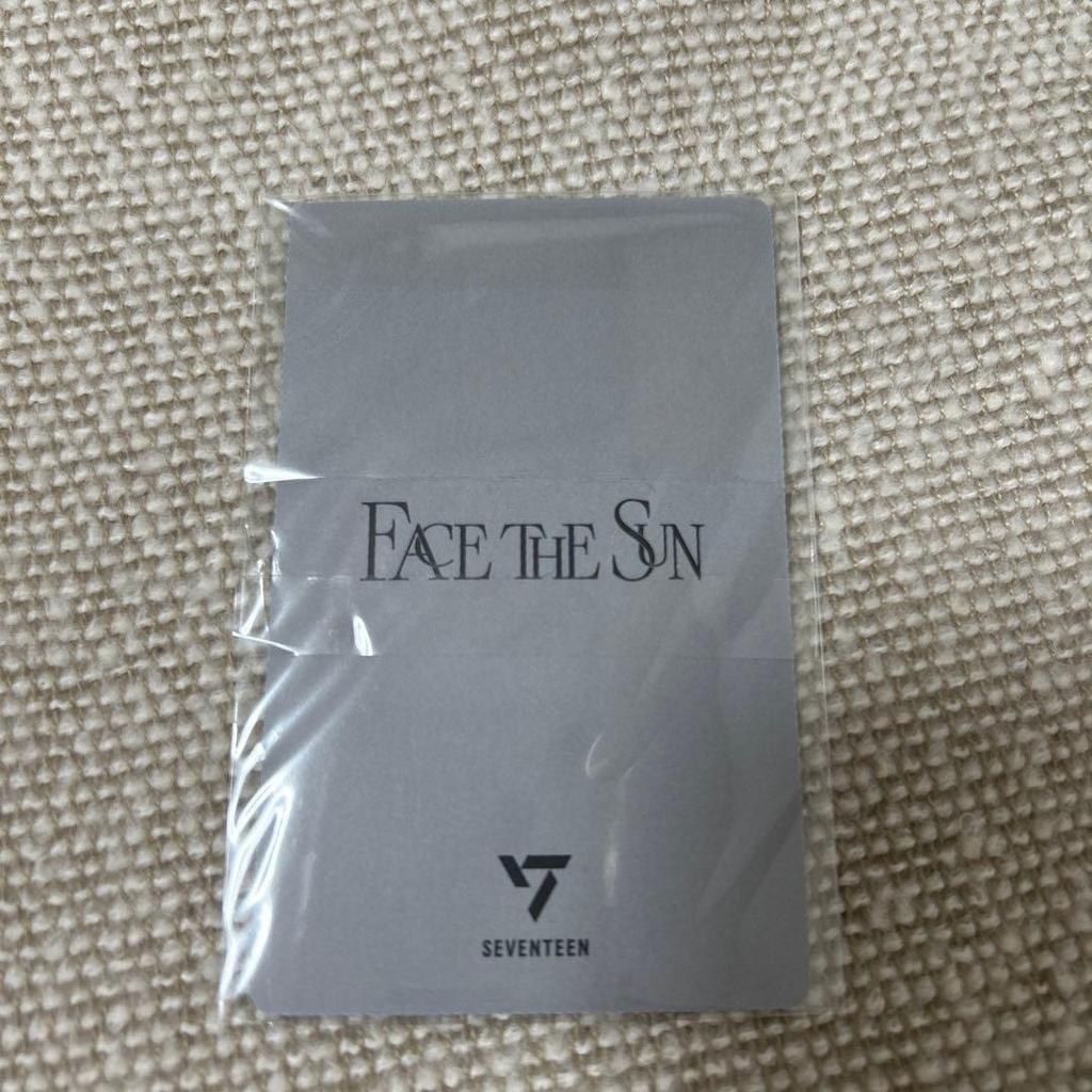[USED] Seventeen FACE THE SUN Trading Card Mingyu Wevers Bonus