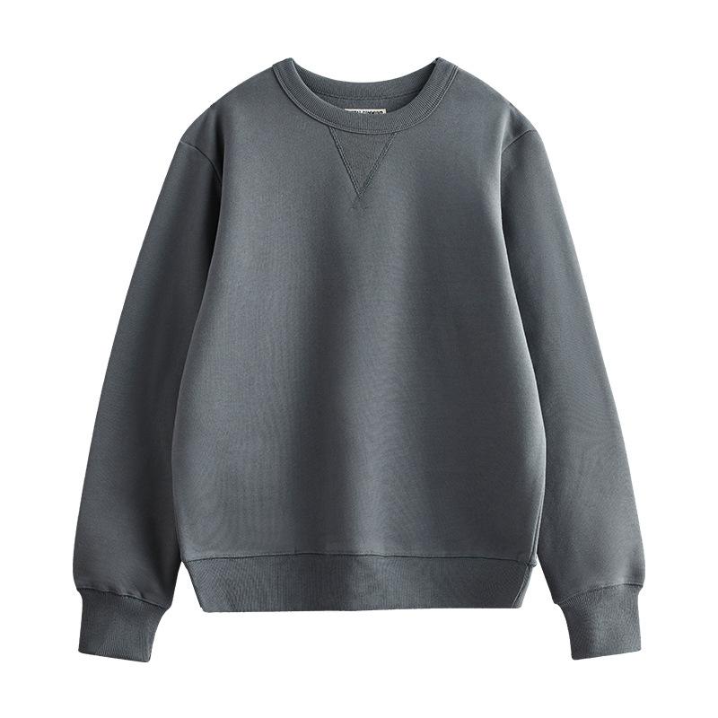 

Thick Velvet Pullover Round Neck Long Sleeve Bottoming Sweater for Men and Women M