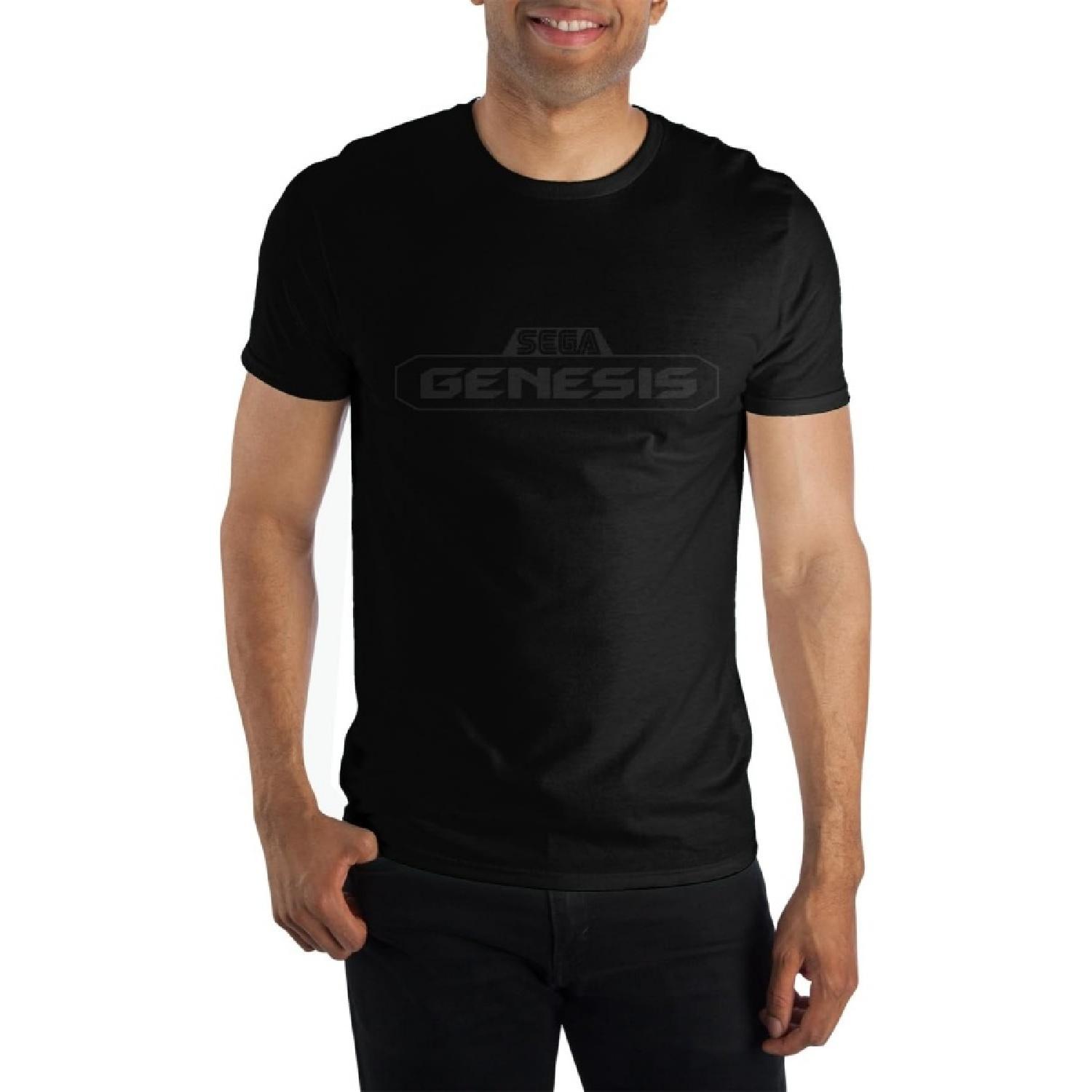 Sega Genesis Logo Black T-Shirt XXXXXL разноцветный