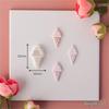 Heart Clay Cutters Clay Jewelry Cutters Valentine's Day Clay Earring Cutters DIY Earrings Accessories for Jewelry Making
