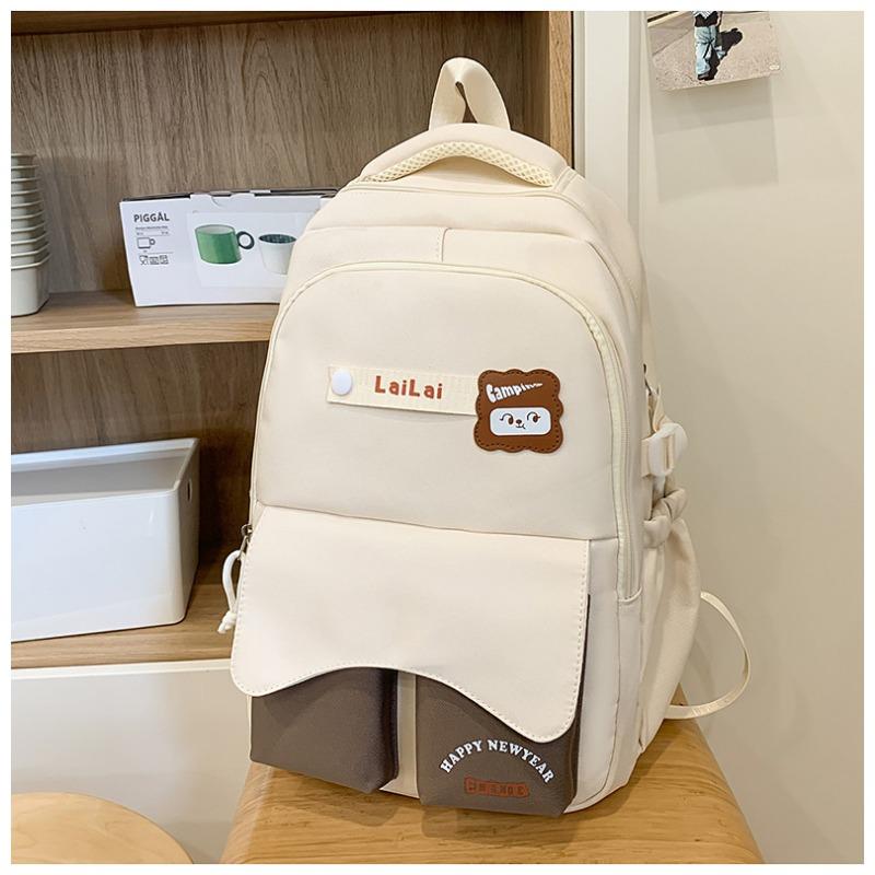 

Large-capacity Schoolbag Female High Value Junior and Senior High School Students Shoulder Bags Are Cute and Fresh Multifunctional Backpacks. .