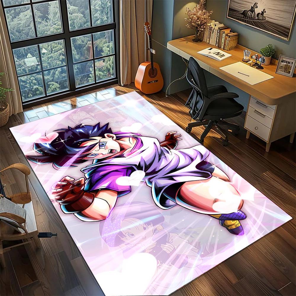 Dragon Ball!Rug Carpet Large Area Rug Non Slip Washable Floor Mat Gamer Room Bedroom Home Decor