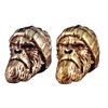Handmade Brass Gorillas Pendant with Woolen Hat Keychain Accessories Jewelry Making Component for Fashion Enthusiasts