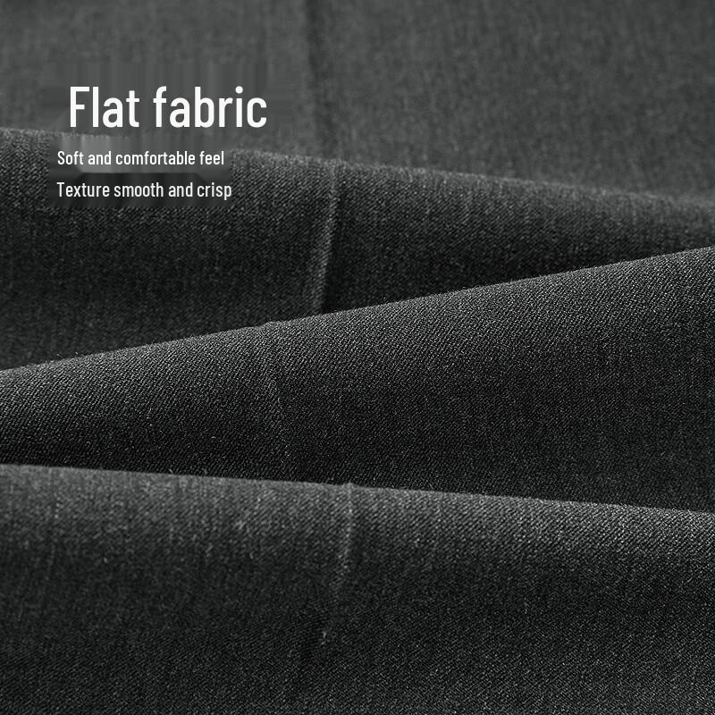 HLA Men's Business Casual Straight-Leg Trousers