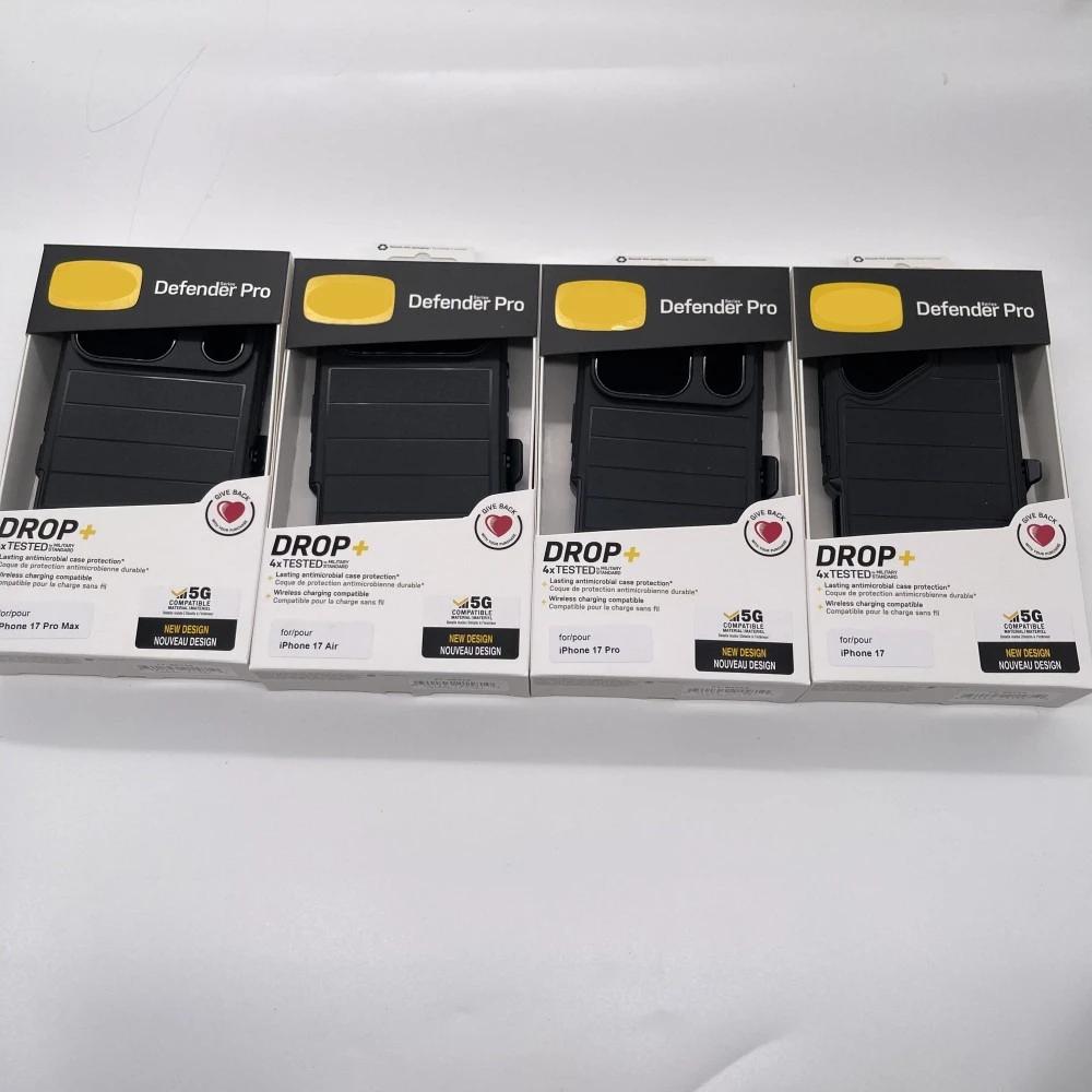 Defender Pro Series Hülle für iPhone 17 Pro Max Air 16 15 14 13 Offiziell Original Ott BOX Kameraschutz Sturzsichere Hülle Clip