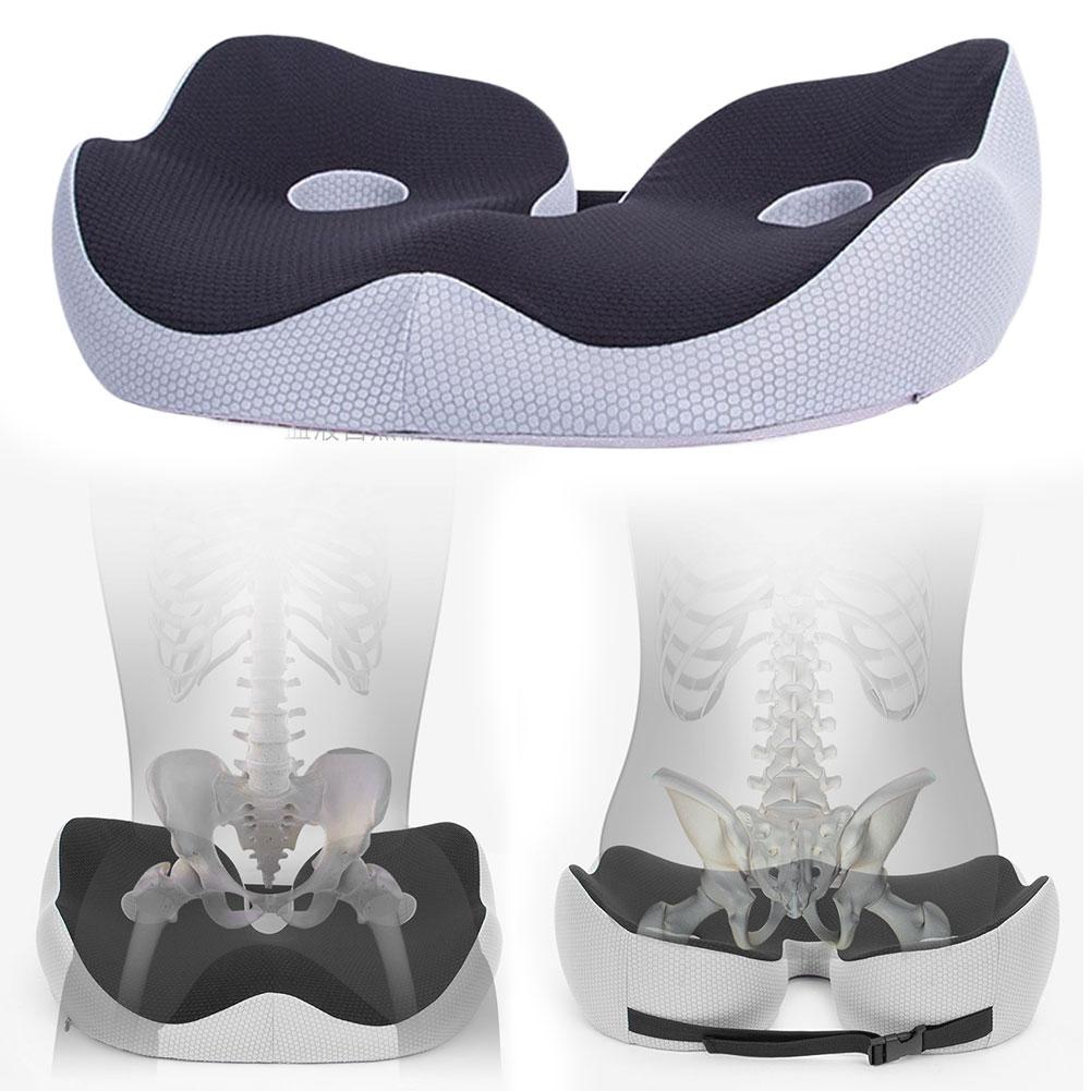 Memory Foam Seat Cushion Donut Seat Pillow Pressure Relief Car Seat Cushion Sciatica & Back Support for All-Day Sitting Support