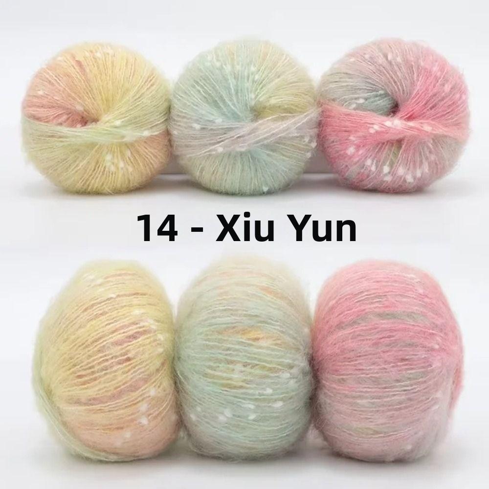 Colorful Fur Yarn 50g Hand-Knitted Yarn  for Making Sweaters Shawls Blankets Handicrafts
