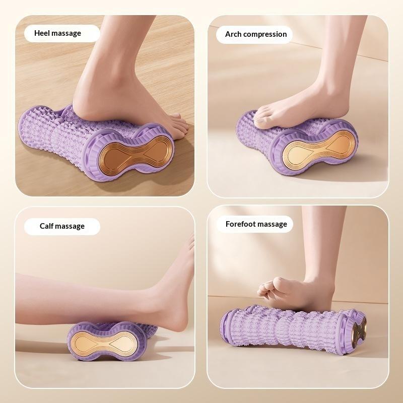 Plantar Fascia Massager Roller Foot Leg Muscle Relaxation Trainer Rolling Massage Tool For Home Fitness Yoga Experience