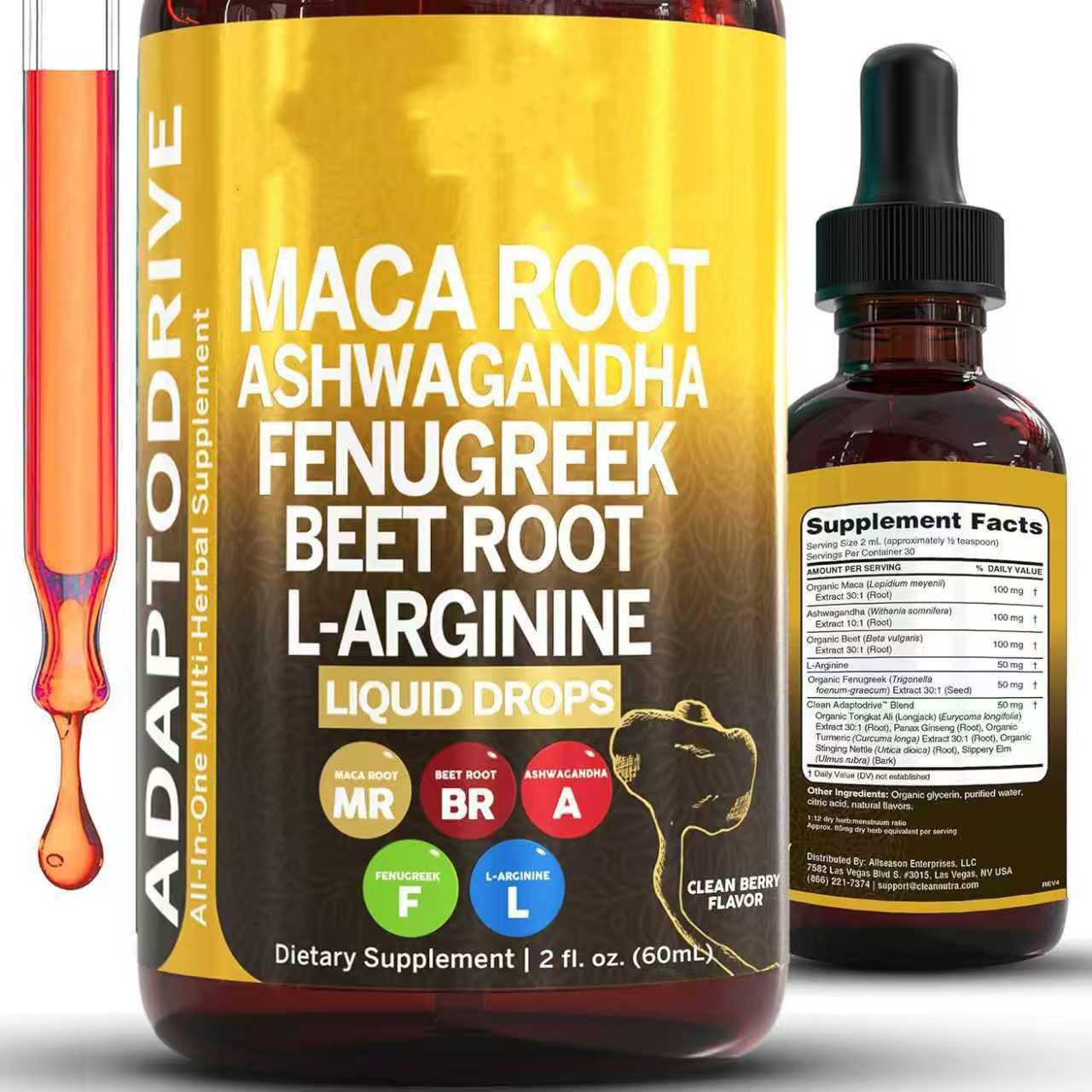 Auf Lager: Probiotische Kapseln für Frauen - US-Ausgabe Maca Root Liquid Drops 60ml