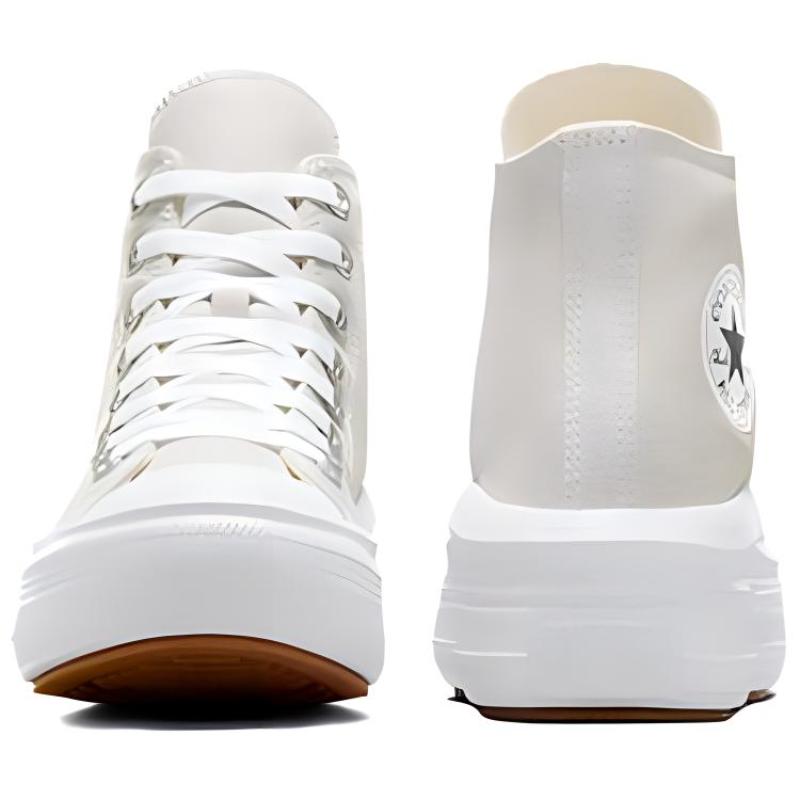 Converse Chuck Taylor All Star Stilvoll und Vielseitig Abriebfest Atmungsaktiv High-Top Espadrilles Damen Hellgrau