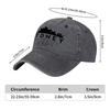 Sydney Skyline Printed Baseball Cap With English Coordinates Adjustable Fit Multiple Colors