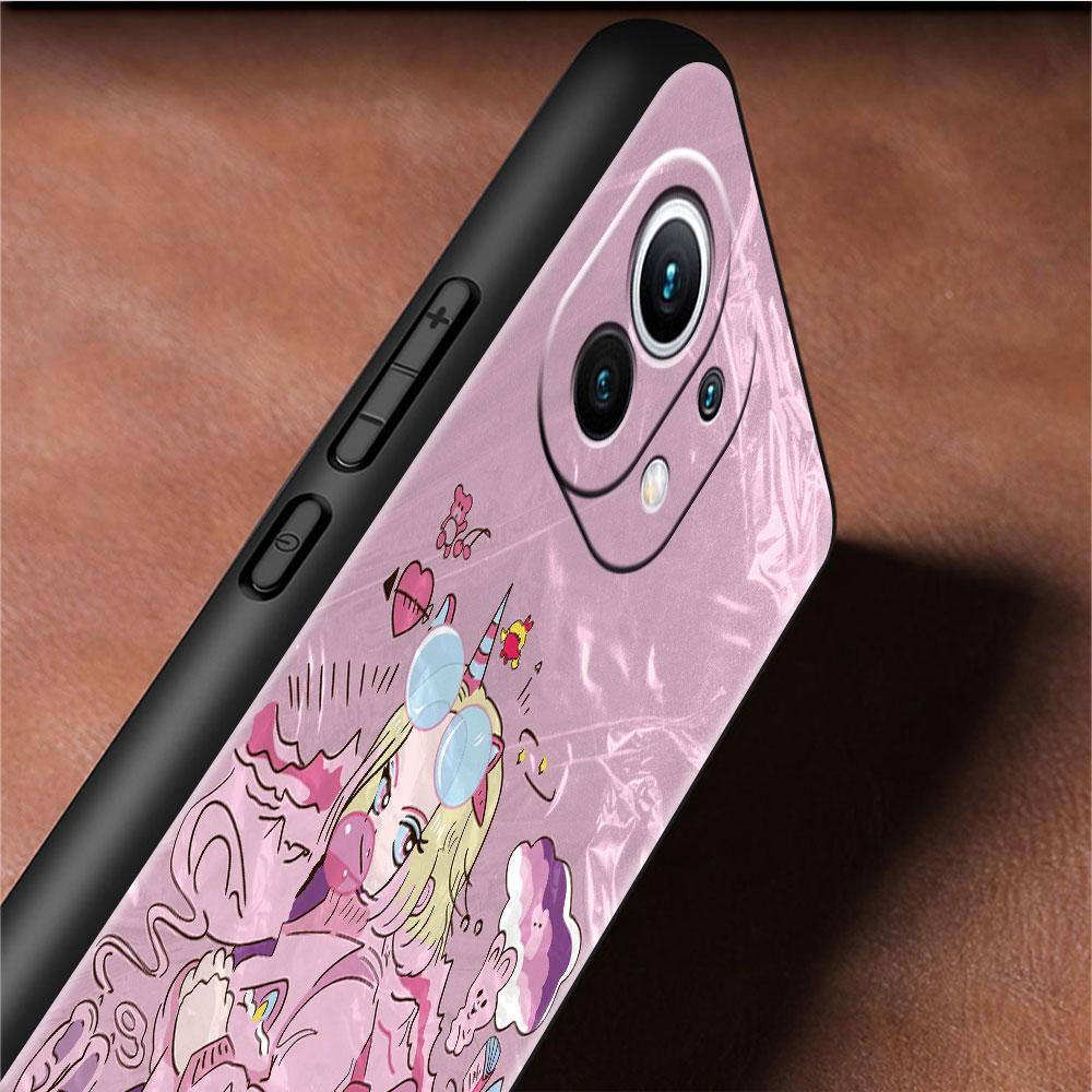 Etui Opera Retro Girl Funda do Xiaomi Mi 11 Lite 5G NE 11T Pro 10T 9T Note 10 12 12X 12S Ultramiękkie silikonowe etui na telefon