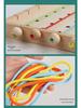 Elastic Rope Stringing Game for Preschoolers: Concentration and Logical Thinking Building Blocks