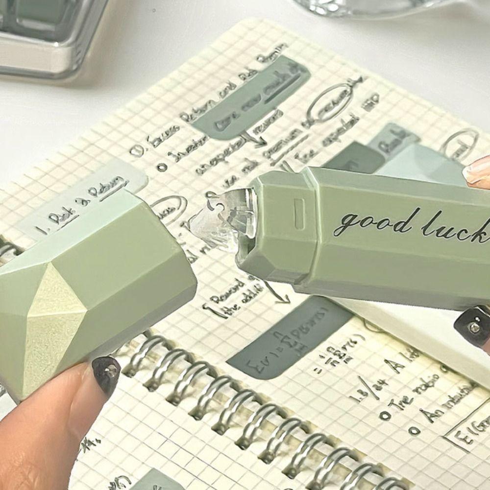 4PCS Gradient Color Dot Glue Tape Erasable Glue Tape Pen New Rolling Glue Tape  School Office