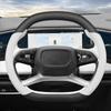 High Leather Braid On Car Auto Steering Wheel Cover Wrap for Geely Boyue Cool Boyue L 2026 2026 2026 2026 Double D Type