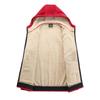 Autumn and Winter Hooded Cardigan Jacket Plus Velvet Padded Warm Jacket Plus Size Men's Jacket
