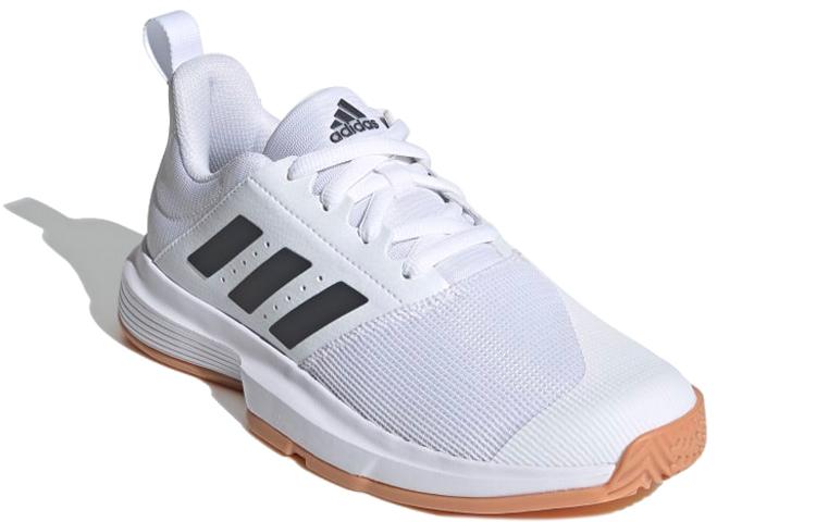Adidas Essence Indoor Low Tops Badminton Shoe Unisex White FU8400