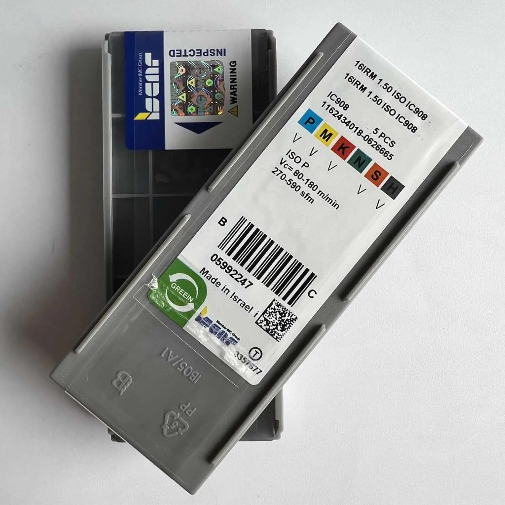 ISCAR / 16IRM1.50ISO IC908 /Industrial indexable Carbide Inserts 10 PCS