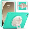 Hand Strap Case for Samsung Galaxy Tab A9 SM-X110 X115 X117 A9 Plus X210 X216 X218 360 Rotating Cover 3 Layer Protection Funda