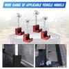 4pcs Metal J Hook Crossover Tool Box Mounting Clamps for Pickup Truck Tool Box Mount Tie Downs