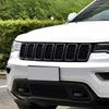 7 Stück/Set Glänzend Schwarze ABS-Kunststoff-Grillringe für JEEP Grand Cherokee 2014-2016