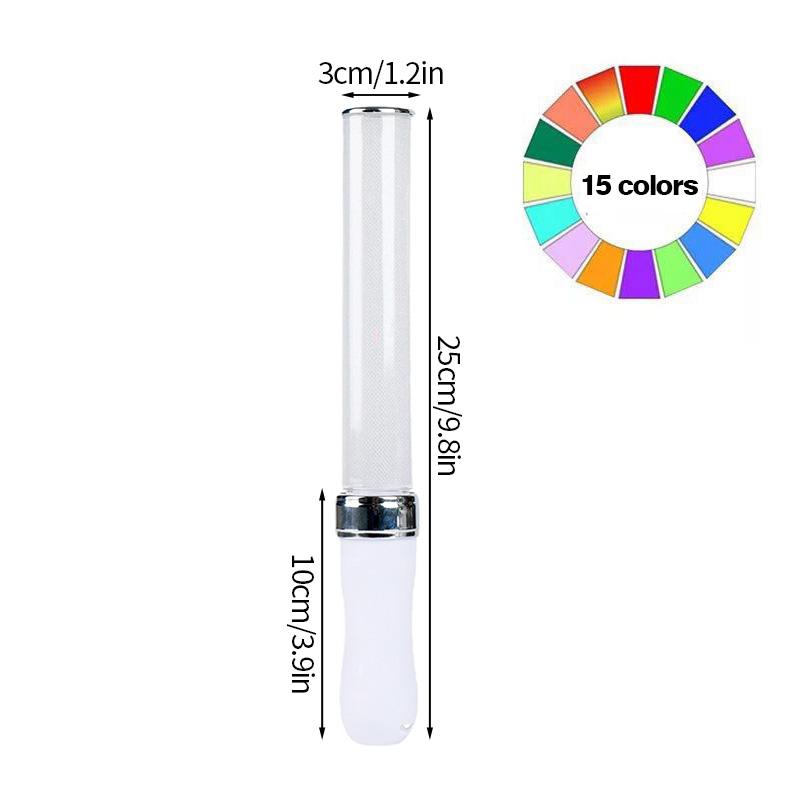 1-10pcs Kpop Lightstick Fluorescent Stick Concert Pentagram Glow Stick Handheld Flashing Rod Idol Idol Support Rods