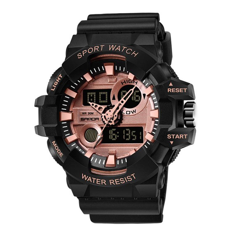 Mens Watch Sanda 780 Sports  Fashion Led Digital Fashion Quartz Watch Men Waterproof G Style Watches Relogio Clock