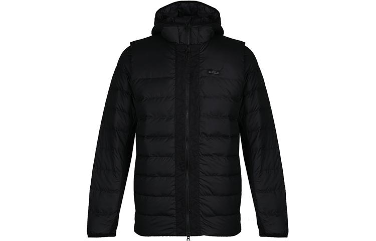 Nike Down Jackets Men s Black Hooded Moderate Detachable AH2206-010 XXXL
