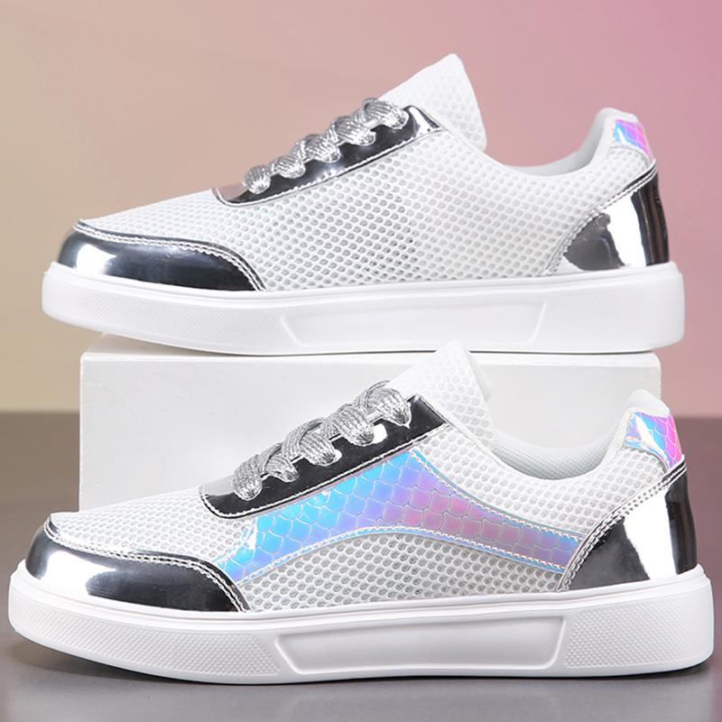 Hot Selling Women Board Shoes 2026 Summer New Comfort Breathable Lightweight Sports Shoes Fashion Outdoor Fitness Leisure Shoes
