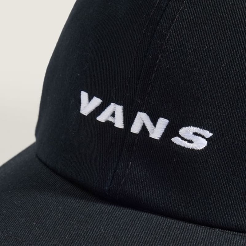 VANS Check Side Curved Bill Jockey Cap/ VN000QA6BLK1