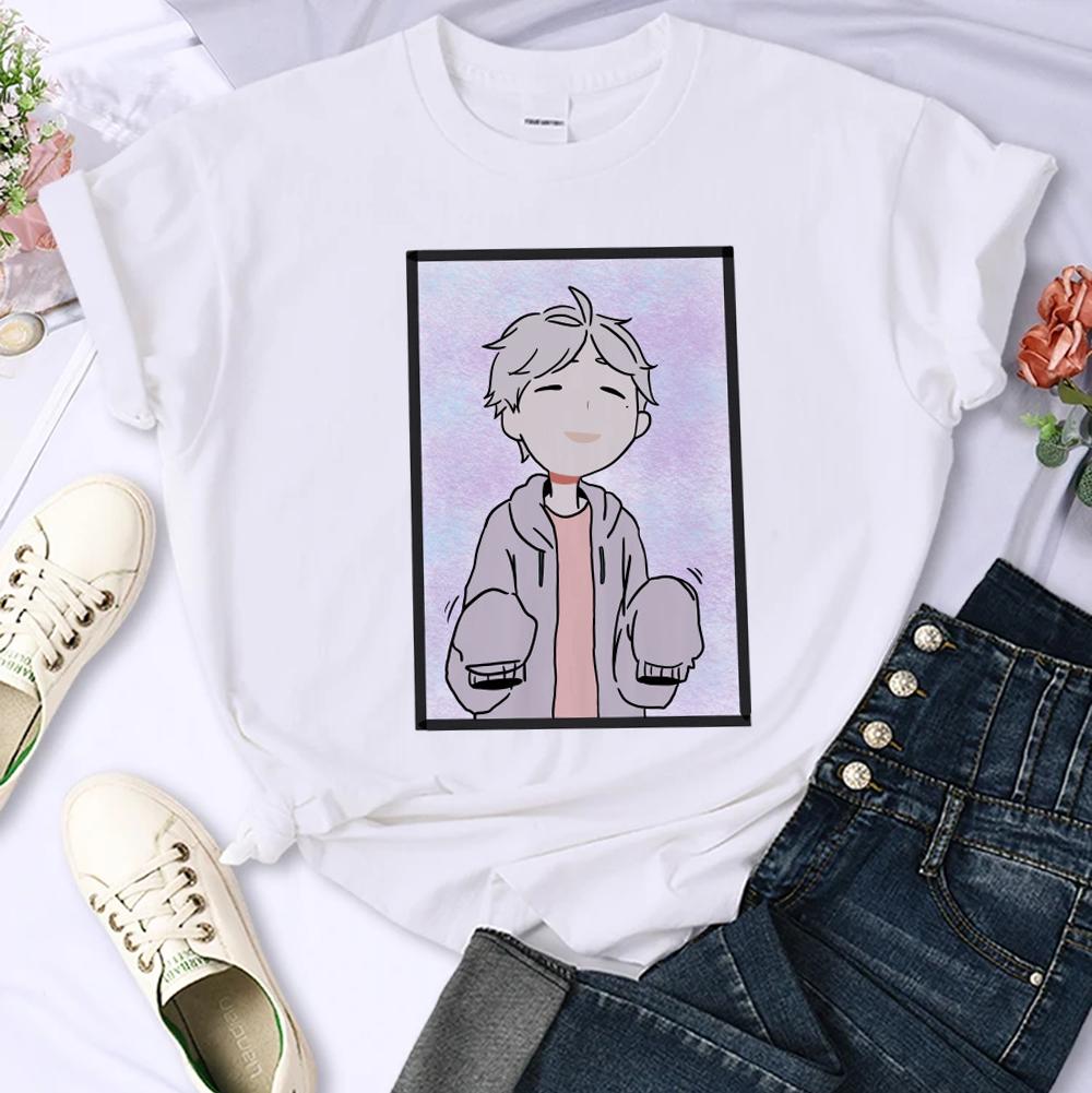 Japanese Anime Haikyuu T-shirt Women Top Harajuku Japan Style T Shirt Unisex Summer Clothes Y2k Short Sleeve Women's T-shirts