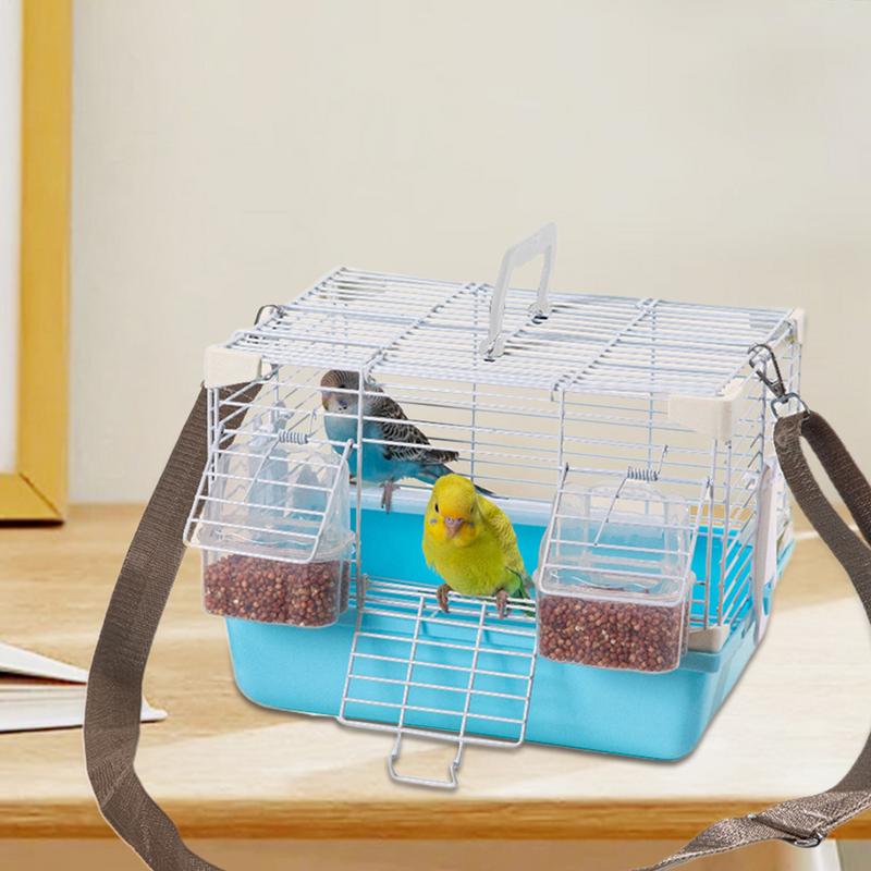 Vogelträger Leichtgewichtiger Kleinvogelträger mit herausnehmbarer Schale Hochbelastbare Kleintierbedarf für Heimtierhaltung Reisen