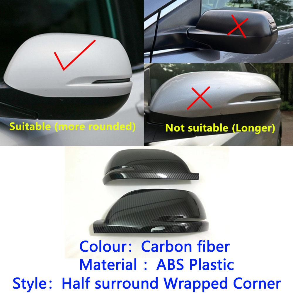 For Honda CRV CR-V 2012 2013 2014 2015 2016 Car ABS Decoration Stick Stick Rear View Eyebrow Side Glass Mirror Cover Trim Frame