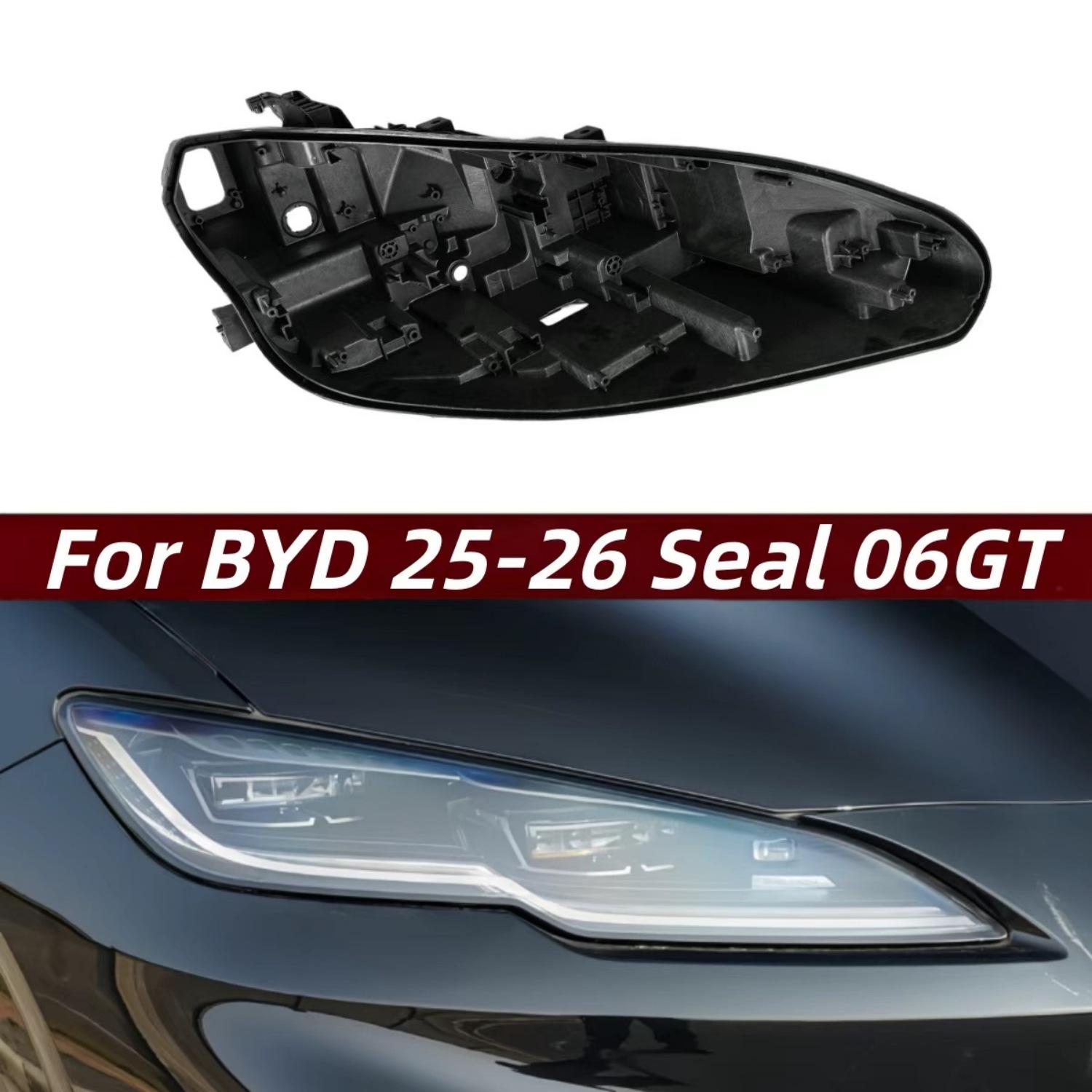 Compatible Headlight Rear Cover for BYD Seal 06 GT (2025-2026) - Black Base Shell Main Driver Shell/L