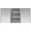Bathroom Cabinet Set 3 Pcs 126 X 16 X 62.5 Cm Particleboard