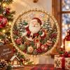 2D Flaches DIY Perlenmalerei-Set Kürbis Weihnachtsmann Perlen Ornamente Weihnachtsdekoration