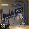 Nozzle Shower Spray Kit Copper Shower Set Household Digital Display Constant Temperature Shower System Bathroom Booster