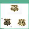 Zootopia Judy Rabbit Police Cartoon Brooch Alloy Accessory For Collectors