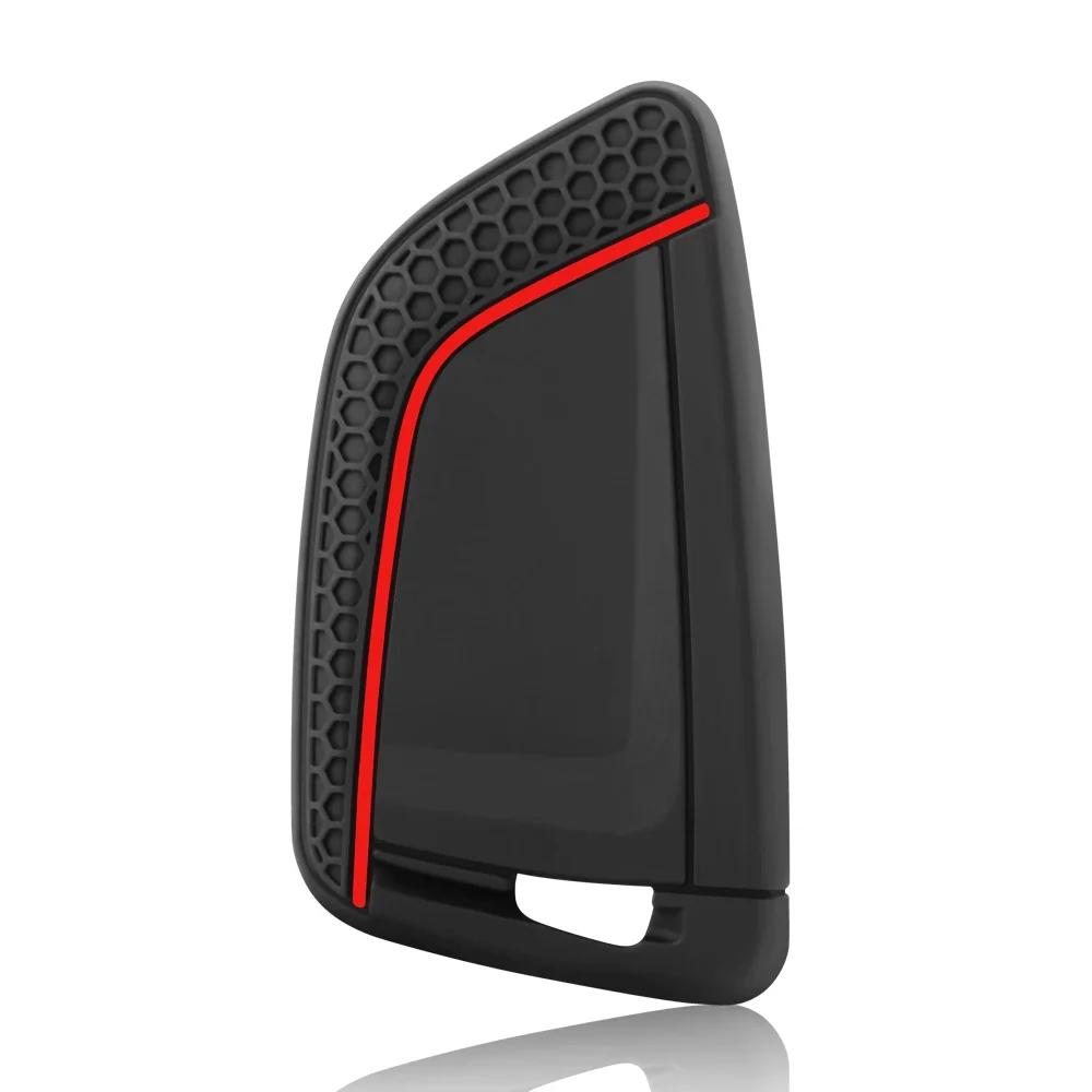 Silicone Car Remote Key Case Cover Shell for BMW X1 X3 X5 X6 X7 1 3 5 6 7 Series G20 G30 G11 F15 F16 G01 G02 F48 Car Accessories