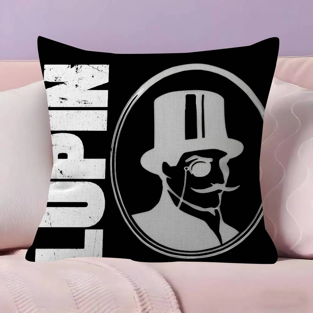Lupin the Third anime   Personalized picture text home decorative pillows Household Gifts 45x45cm