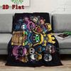Treasure Monster 2D Flat Pattern Flannel Blanket High quality All Seasons Warmth and Comfort Perfect for Christmas Gifts.MMT0918333