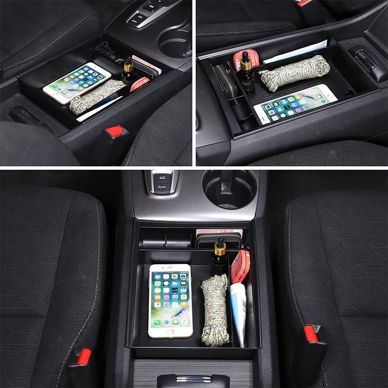 For Honda Pilot 2015-2026 ABS Car Center Armrest Box Storage Box Mobile Phone Tray Item Organizer Car Accessories